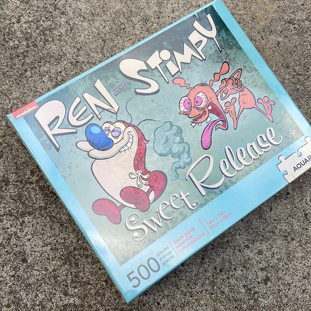 NEW Nickelodeon Ren and Stimpy 500 Piece Puzzle
